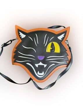 Spirit Halloween Black Cat Crossbody Purse